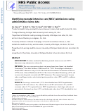 Cover page: Identifying neonatal intensive care (NICU) admissions using administrative claims data.