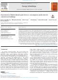 Cover page: Assessment of Model-Based peak electric consumption prediction for commercial buildings