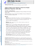 Cover page: Origins of tobacco harm reduction in the UK: the ‘Product Modification Programme' (1972–1991)