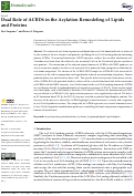 Cover page: Dual Role of ACBD6 in the Acylation Remodeling of Lipids and Proteins