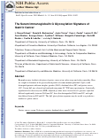 Cover page: The Serum Immunoglobulin G Glycosylation Signature of Gastric Cancer.