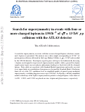 Cover page: Search for supersymmetry in events with four or more charged leptons in $139\,\mbox{fb\(^{-1}\)}$ of $\sqrt{s}=13$ TeV $pp$ collisions with the ATLAS detector