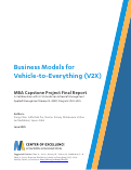 Cover page of Business Models for Vehicle-to-Everything (V2X)