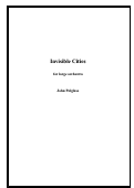 Cover page: Invisible Cities