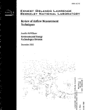 Cover page: Review of Airflow Measurement Techniques