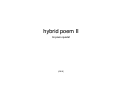 Cover page: hybrid poem II