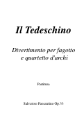 Cover page: Il Tedeschino