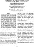 Cover page: Using Statistics to Learn Words and Grammatical Categories:How High Frequency Words Assist Language Acquisition