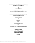 Cover page: Introduction to Qiang Phonology and Lexicon: Synchrony and Diachrony