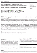 Cover page: Do Preoperative and Postoperative Glenoid Retroversion Influence Outcomes After Reverse Total Shoulder Arthroplasty?