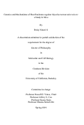 Cover page: Genetics and Mechanisms of Host Resistance against Mycobacterium tuberculosis: a Study in Mice