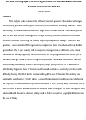 Cover page of The Effect of Geographic Cost-of-Living Differences on Health Insurance Subsidies: Evidence from Covered California