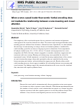 Cover page: When scenes speak louder than words: Verbal encoding does not mediate the relationship between scene meaning and visual attention