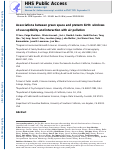 Cover page: Associations between green space and preterm birth: Windows of susceptibility and interaction with air pollution.