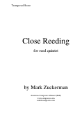 Cover page: Close Reeding