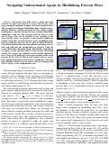 Cover page: Navigating Underactuated Agents by Hitchhiking Forecast Flows