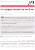 Cover page: Disparities in the PrEP continuum for trans women compared to MSM in San Francisco, California: results from population‐based cross‐sectional behavioural surveillance studies