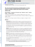 Cover page: The role of early life adversity and inflammation in stress-induced change in reward and risk processes among adolescents.