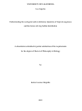 Cover page: Understanding the ecological and evolutionary dynamics of tropical seagrasses and the factors driving habitat distribution