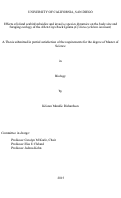 Cover page: Effects of island seabird subsidies and invasive species dynamics on the body size and foraging ecology of the Allen Cays Rock Iguana (Cyclura cychlura inornata)