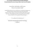 Cover page: Co-occurrence of Photochemical and Microbiological Transformation Processes in Open-Water Unit Process Wetlands