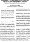 Cover page: Exploring the Effect of Socio-linguistic Competence in Native and Non-native English Speakers on Visual and Auditory Humor Comprehension