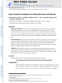 Cover page: Neurocognitive Treatments for Eating Disorders and Obesity