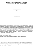 Cover page: How Are Sovereign Debtors Punished? Evidence from the Gold Standard Era