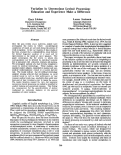 Cover page: Variation in Unconscious Lexical Processing: Education an d Experience Make a Difference