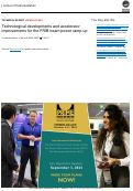 Cover page: Technological developments and accelerator improvements for the FRIB beam power ramp-up