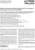 Cover page: Radiative forcing since preindustrial times due to ozone change in the troposphere and the lower stratosphere