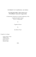 Cover page: Learning real-time object detectors : probabilistic generative approaches