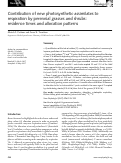 Cover page: Contribution of new photosynthetic assimilates to respiration by perennial grasses and shrubs: residence times and allocation patterns