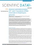 Cover page: Genome-scale determination of 5´ and 3´ boundaries of RNA transcripts in Streptomyces genomes