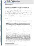 Cover page: Factors associated with bone microstructural alterations assessed by HR-pQCT in long-term HIV-infected individuals