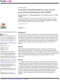 Cover page: Anti-GD2 induced allodynia in rats can be reduced by pretreatment with DFMO