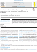 Cover page: Do notifications affect households’ willingness to pay to avoid power outages? Evidence from an experimental stated-preference survey in California