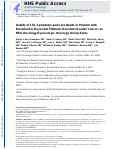 Cover page: Quality of life, symptoms and care needs in patients with persistent or recurrent platinum-resistant ovarian cancer: An NRG Oncology/Gynecologic Oncology Group study.