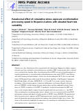 Cover page: Paradoxical effect of cumulative stress exposure on information processing speed in Hispanics/Latinos with elevated heart rate variability