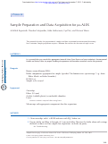 Cover page: Sample Preparation and Data Acquisition for μs-ALEX.