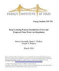 Cover page of Deep Learning Projects Jurisdiction of New and Proposed Clean Water Act Regulation