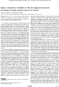 Cover page: Reply to comment by J. Bouldin on “Has fire suppression increased the amount of carbon stored in western U.S. forests?”