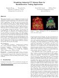 Cover page: Visualizing Industrial CT Volume Data for Nondestructive Testing Applications