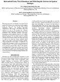 Cover page: Referential Form, Word Duration, and Modeling the Listener in Spoken Dialogue