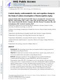 Cover page: Central Obesity, Cardiometabolic Risk, and Cognitive Change in the Study of Latinos - Investigation of Neurocognitive Aging.