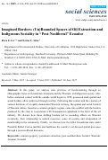 Cover page: Imagined Borders: (Un)Bounded Spaces of Oil Extraction and Indigenous Sociality in “Post-Neoliberal” Ecuador