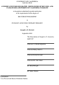 Cover page: Conservation biogeography, mechanisms of decline, and climate relationships of California wildlife