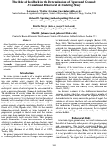 Cover page: The Role of Feedback in the Determination of Figure and Ground: A Combined Behavioral &amp; Modeling Study