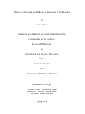 Cover page: Essays on Economic and Behavioral Responses to Constraints