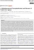 Cover page of A Multidimensional Conceptualization and Measure of Youth Civic Agency